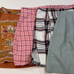 Four mini skirt bundle sale!